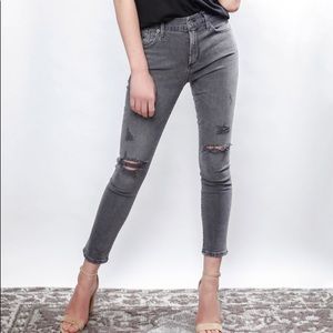 AGOLDE Sophie Hi-rise Skinny Crop Jean